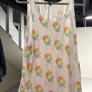Divided popsicle tanktop